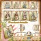 8 PCS Vintage Easter Wooden Table Decor – Retro Bunny & Egg Rustic Tiered Tray Signs for Spring Farmhouse Tabletop, Fireplace, Shelf & Easter Centerpiece Decoration